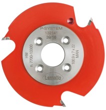 P-SYSTEM fraise à rainurer MD pour zeta (CLAMEX P), Ø100,9X7X22 mm
