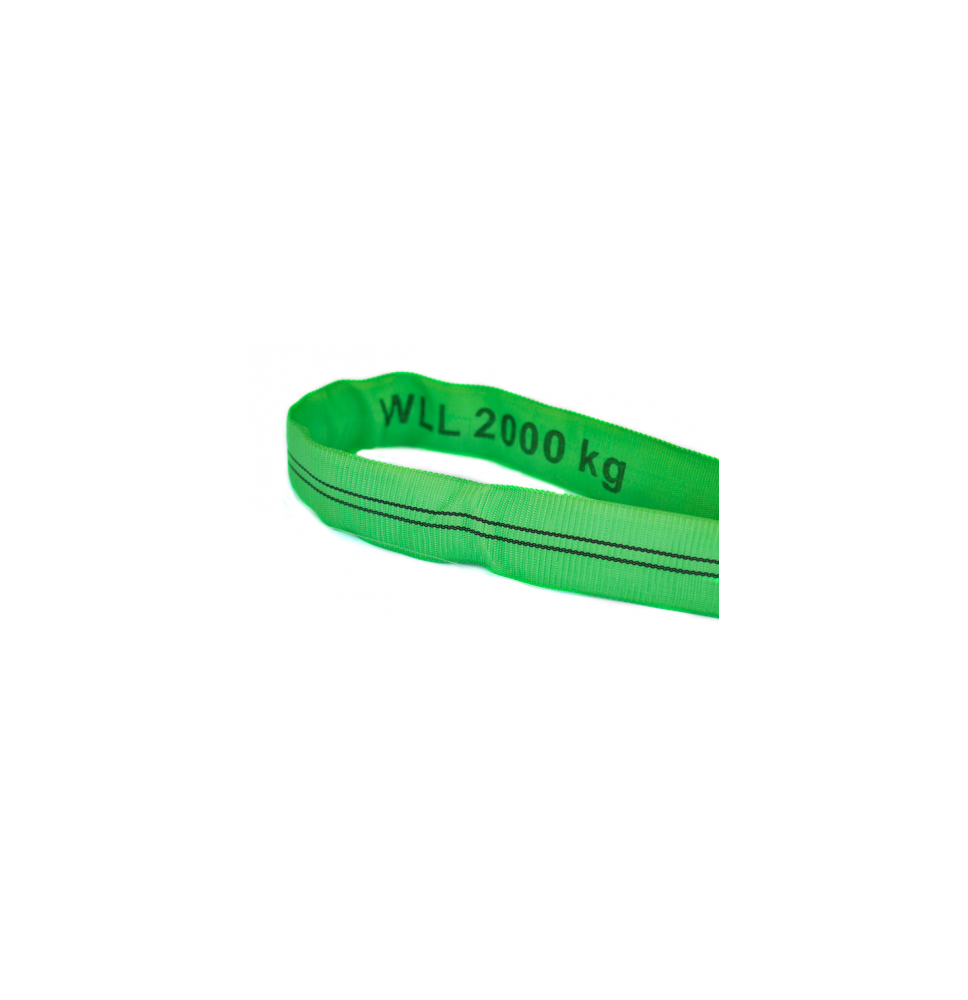 Elingue de levage ronde 2 T Vert Lg 3 m Elingue de levage ronde 2 T Vert Lg 3 m