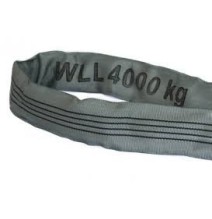 Elingue de levage ronde 4 T Gris Lg 3 m