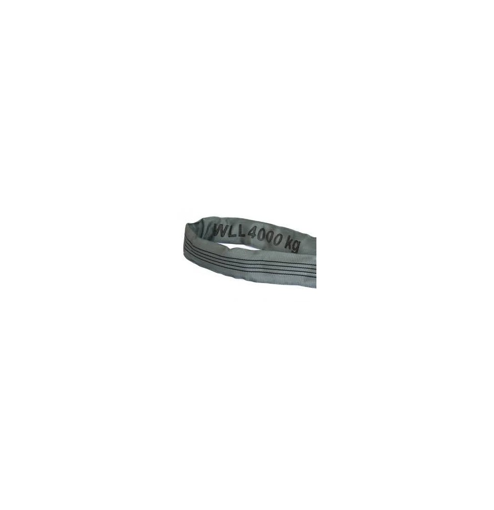 Elingue de levage ronde 4 T Gris Lg 3 m Elingue de levage ronde 4 T Gris Lg 3 m