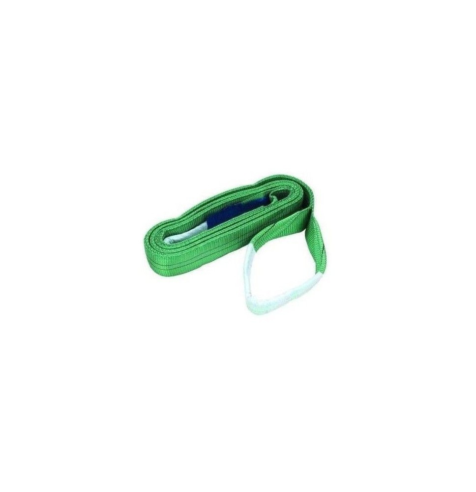 Elingue de levage plate Lg 60 mm 2 T Vert Lg 3 m