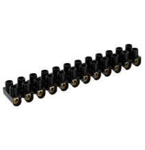 Barette Noir 10 mm 12 bornes