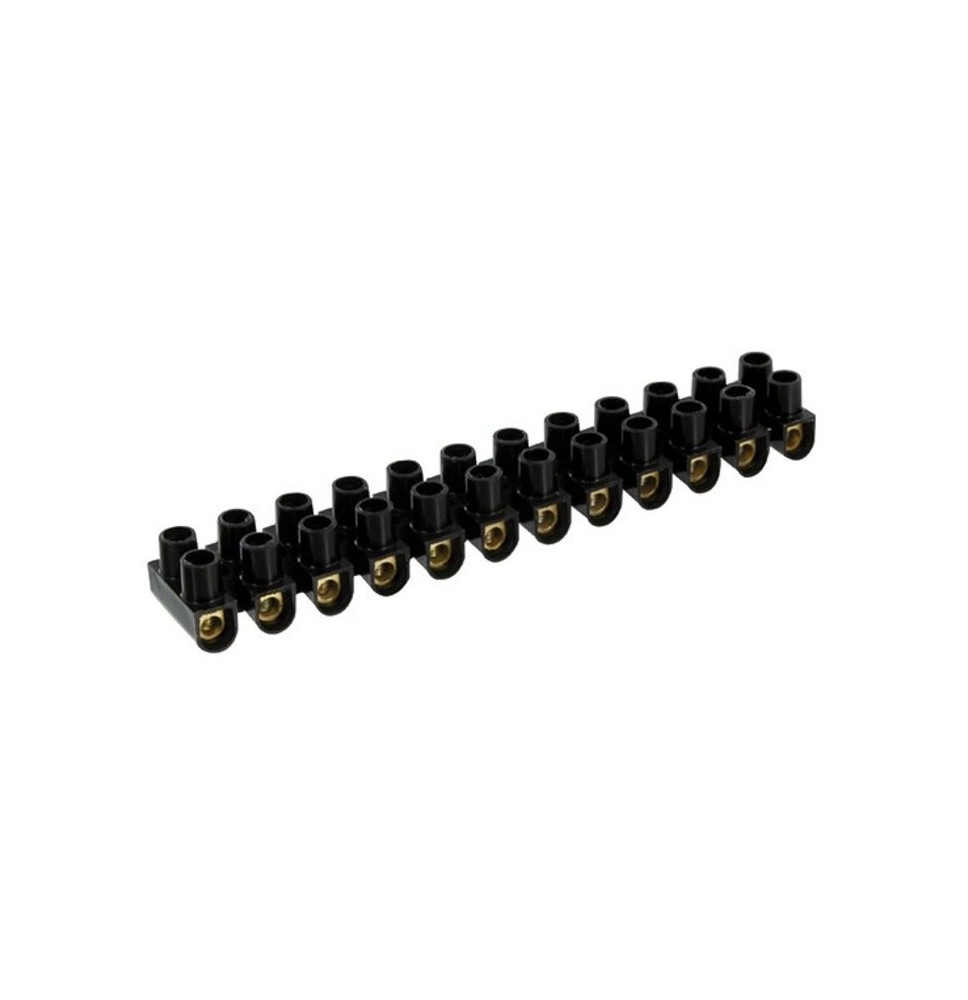 Barette Noir 10 mm 12 bornes Barette Noir 10 mm 12 bornes