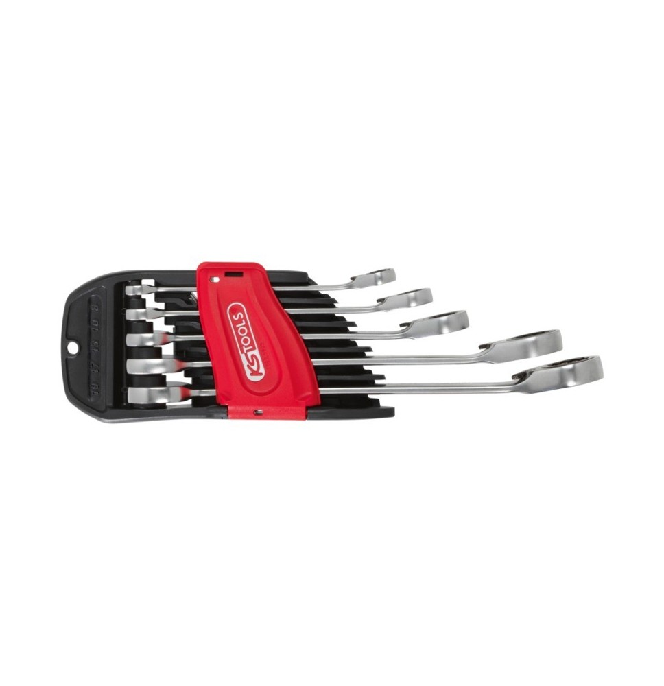 Coffret de clés mixtes à cliquet réversible GEARPlus 5 pièces Coffret de clés mixtes à cliquet réversible GEARPlus 5 pièces