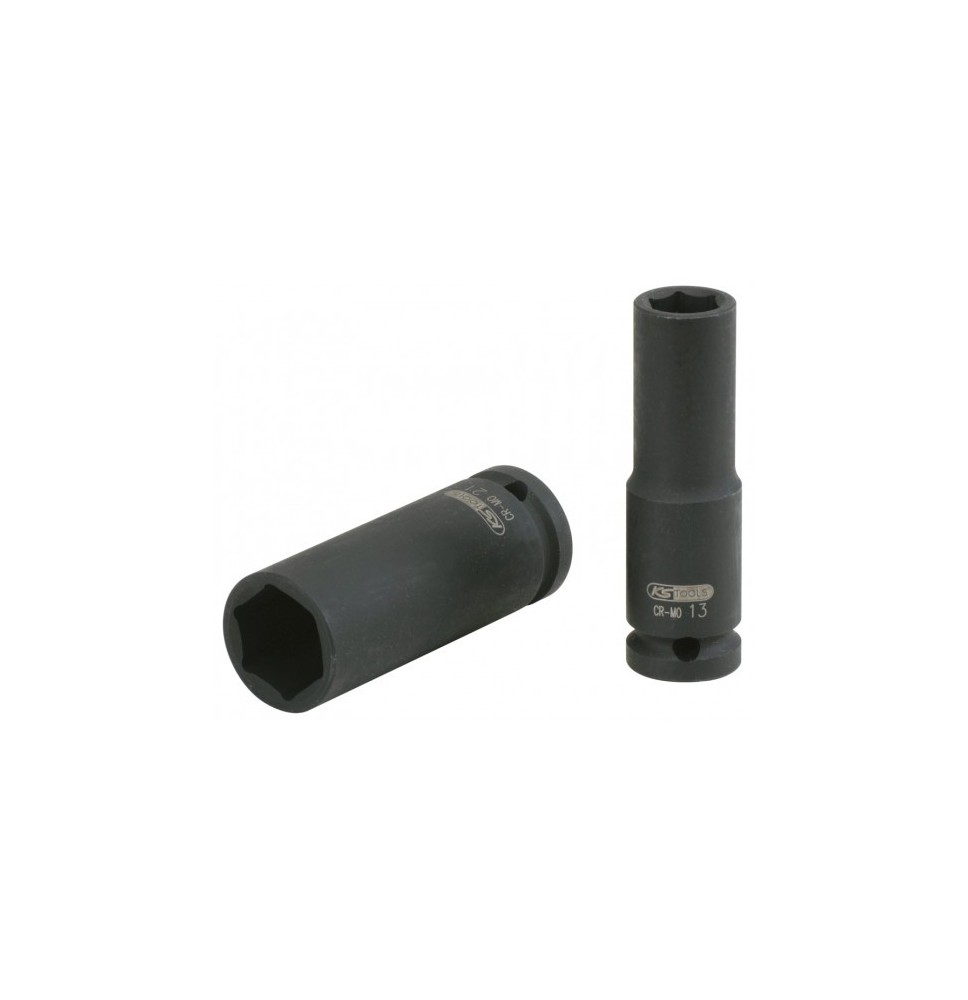 Douille longue à choc 6 pans 1/2" KS, 32 mm