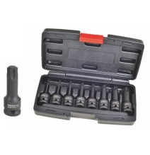 Coffret de douilles tournevis Torx à choc 1/2" 8 pièces HEXEL 608C8