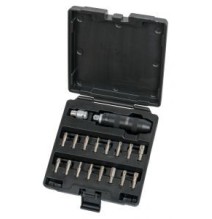 Coffret de tournevis à frapper avec embouts, 18 pièces