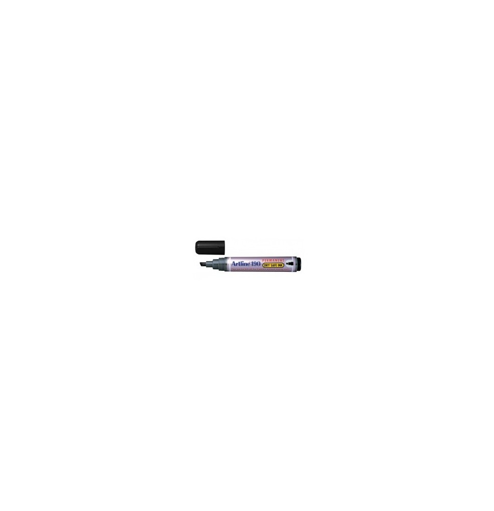 Marqueur permanent pointe biseautée 2-5 mm Noir ARTLINE 190