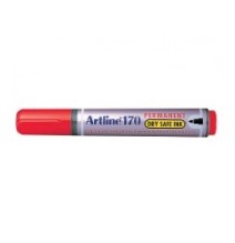 Marqueur permanent pointe biseautée 2-5 mm Rouge ARTLINE 190