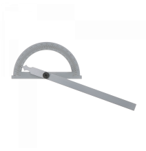 Rapporteur d'angle grand secteur Ø 150 règle lg 200 mm