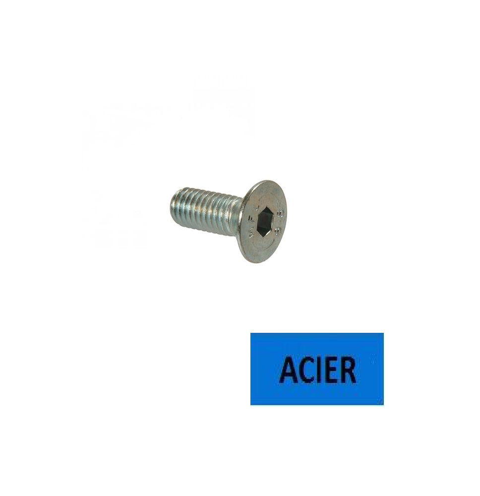 Vis FHC DIN 7991 classe 10.9 acier zingué 4 x 12