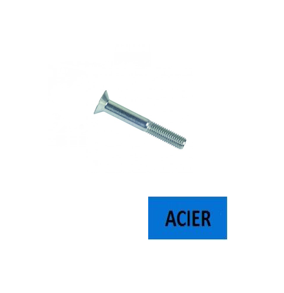 Vis FHC DIN 7991 classe 10.9 acier zingué 4 x 40