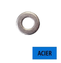 Rondelles plates NFE 25513 Série M acier zingué Ø 30