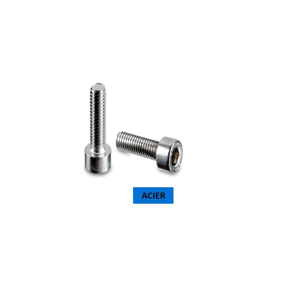 Vis CHC DIN 912 classe 8.8 acier zingué 12 x 40