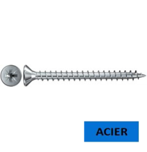 Vis TF HECO-TOPIX-Plus Pz2 Acier Zingué 5 x 90
