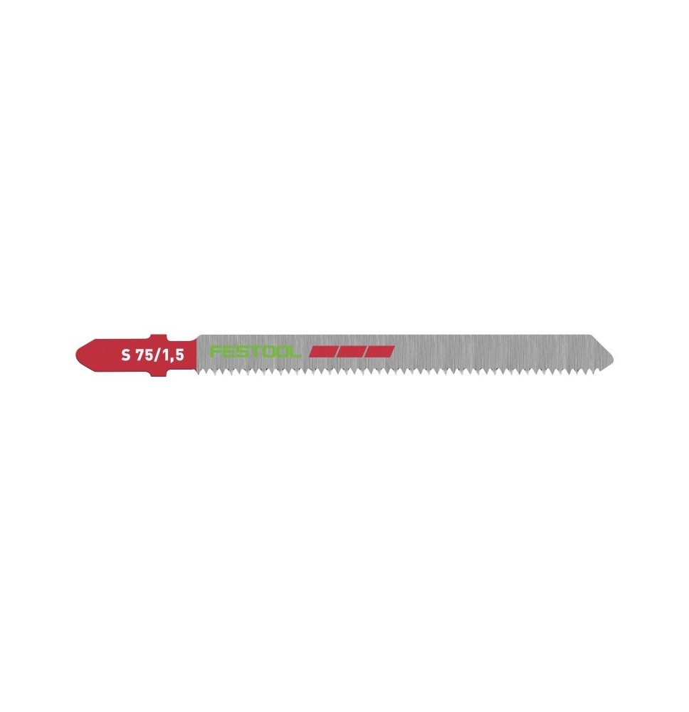 Lame de scie sauteuse S 75/1,5/5 PLASTICS PROFILE FESTOOL 204268