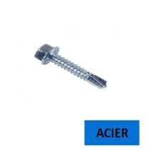 Vis autoperceuse TH DIN 7504 K acier zingué 4.8 x 45