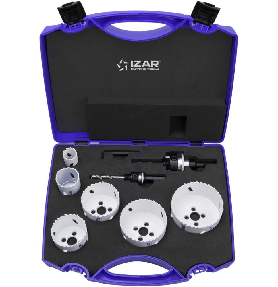 Jeu de 6 trépans (22, 35, 51, 57, 68, 76 mm) Jeu de 6 trépans (22, 35, 51, 57, 68, 76 mm)