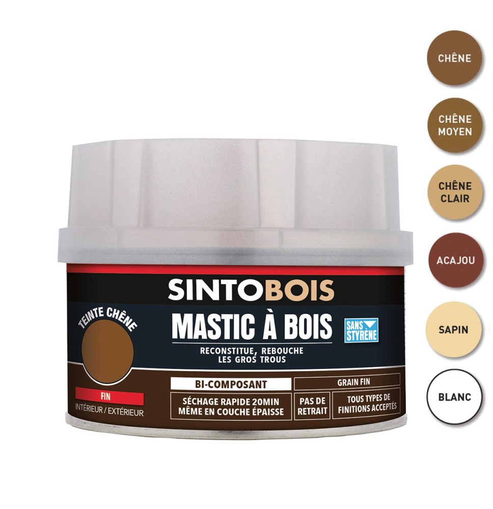 Boîte 550 g SINTOBOIS ACAJOU Fin Boîte 550 g SINTOBOIS ACAJOU Fin