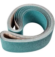 Bande 150 x 2000 mm BA zirconium bleu Gr 36 BTE 10