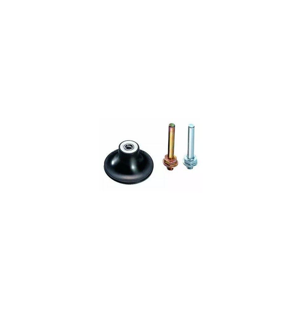 Plateau 1/4 de tour pour meuleuse d'angle pneumatique Ø 50 Tige 6 mm