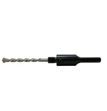 Raccord avec foret centreur M14 HEXAGONAL