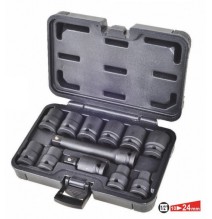 Coffret de douilles à choc 1/2" 12 Pièces HEXEL 3841