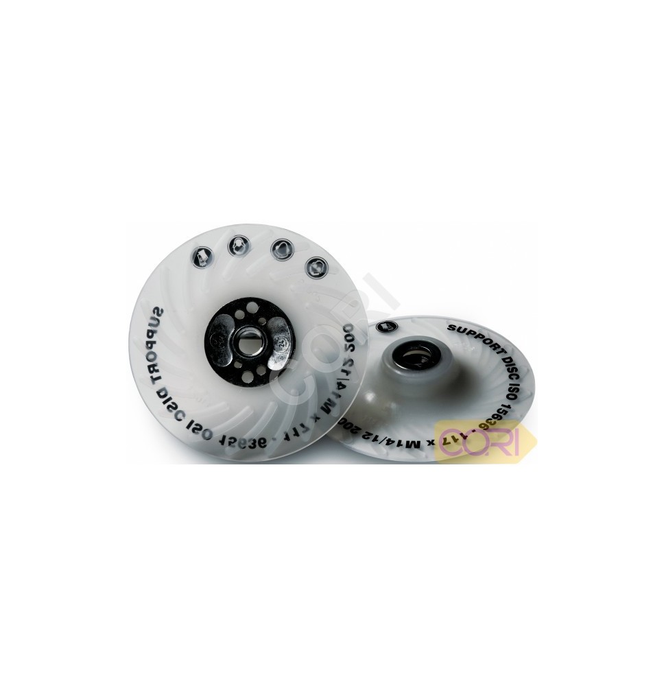 Plateau Turbo ventilé MEDIUM pour disque fibre Ø 180 M14 Plateau Turbo ventilé MEDIUM pour disque fibre Ø 180 M14