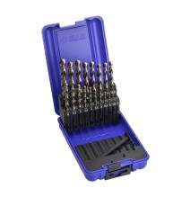 Jeu de 19 forets DIN338 1-10x0.50 HSSE