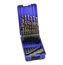 Jeu de 25 forets DIN338 1-13x0.50 HSSE