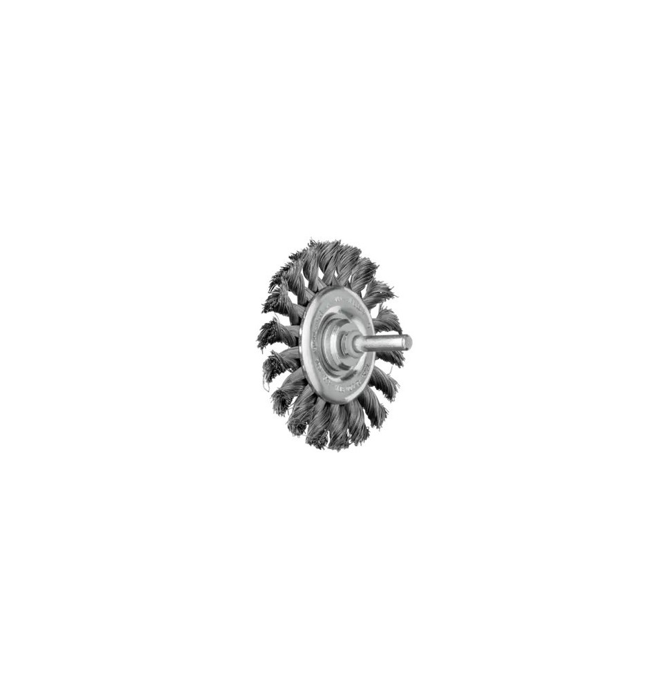 Brosse plate sur tige torsadée RBG 7006/6 ST 0.35