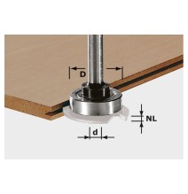 Broche porte-fraise disque à rainurer S8 1,5-5 KL28 FESTOOL 499804