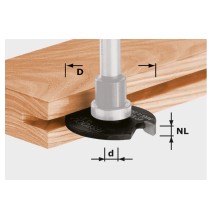 Disque à rainurer à plaquette HW D40x4 FESTOOL 491059
