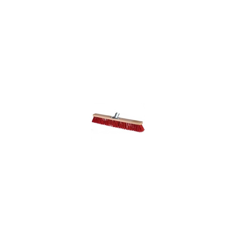 Balai de piste PVC rouge douille métallique 60 cm