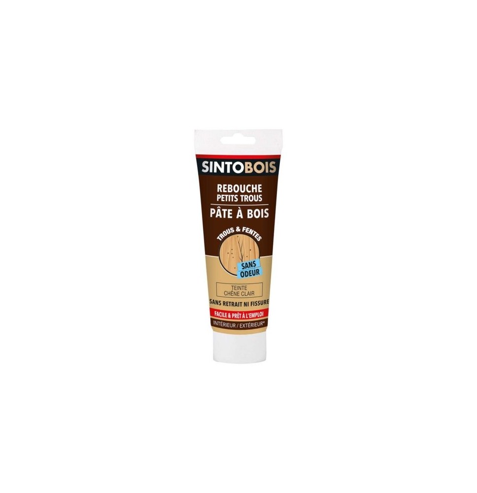 Pâte à bois à l'eau 80 gr ACAJOU