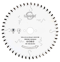 Lame scie circulaire aluminium  Ø 260 mm - Ep. 3.2 - Z. 80 - Al. 30