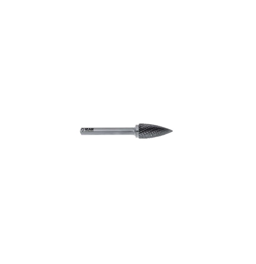 Fraise lime rotative carbure matériaux durs ogive 9.6x6x64x19 Fraise lime rotative carbure matériaux durs ogive 9.6x6x64x19