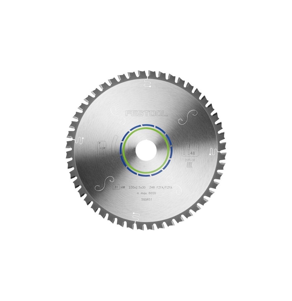 Lame de scie circulaire HW 230x2,5x30 F48 STEEL FESTOOL 500651