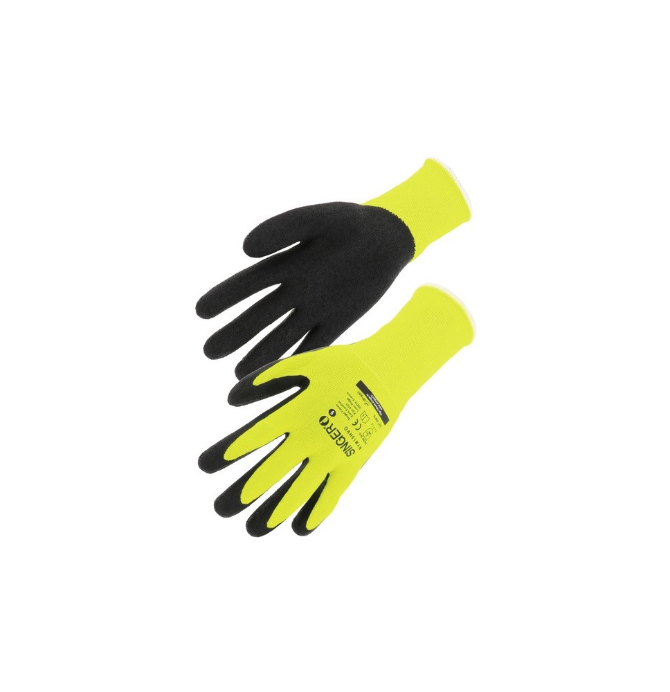 Gant textile tricoté NYM15HVG jaune Taille 8 Gant textile tricoté NYM15HVG jaune Taille 8