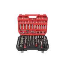 Coffret de douilles 1/4" - 3/8" - 1/2" 172 pièces HEXEL F172