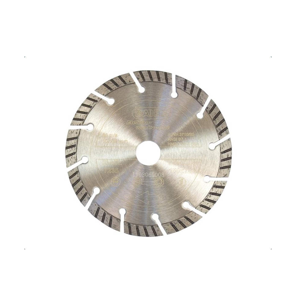 Disque diamant Turbo Ø 150 mm