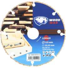 Disque à tronçonner carbure Ø 125 x 1.6 WOODMAX