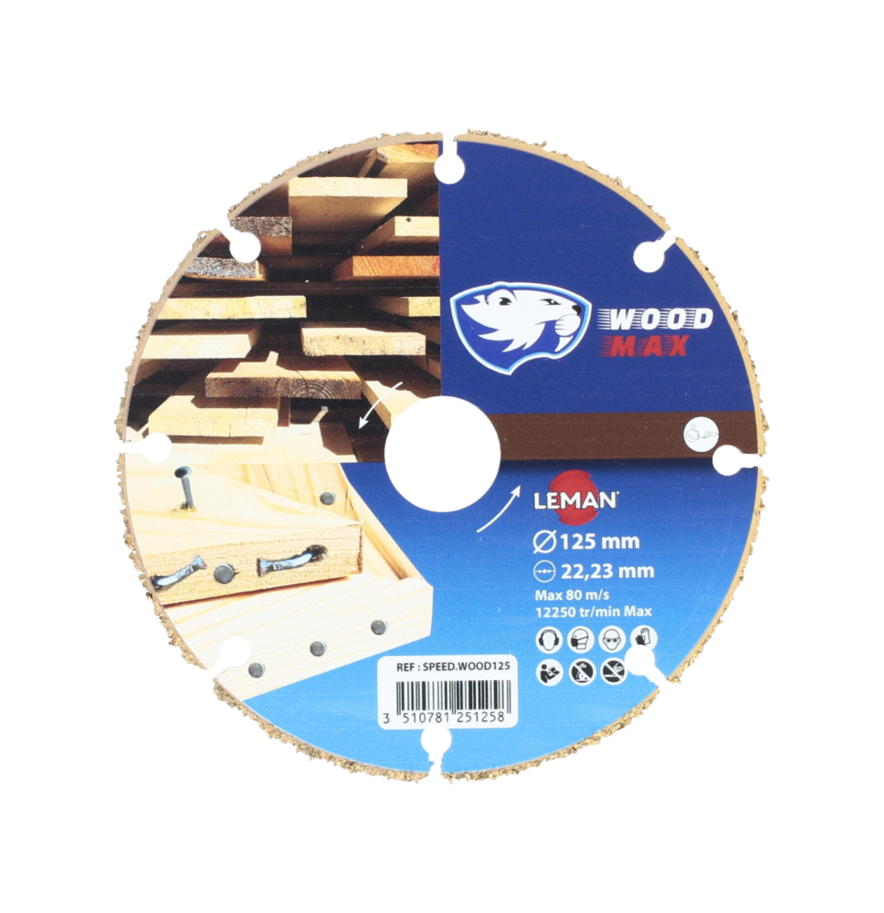 Disque à tronçonner carbure Ø 125 x 1.6 WOODMAX