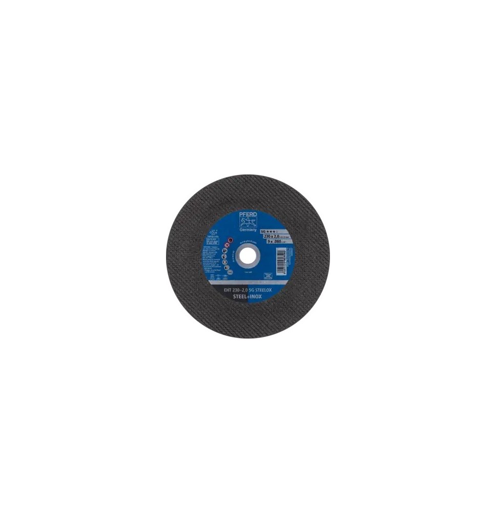 Disques à tronçonner EHT 230-2,0 SG STEELOX BTE 25