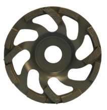 Plateau virgule diamanté ponçage béton epoxy Ø 125
