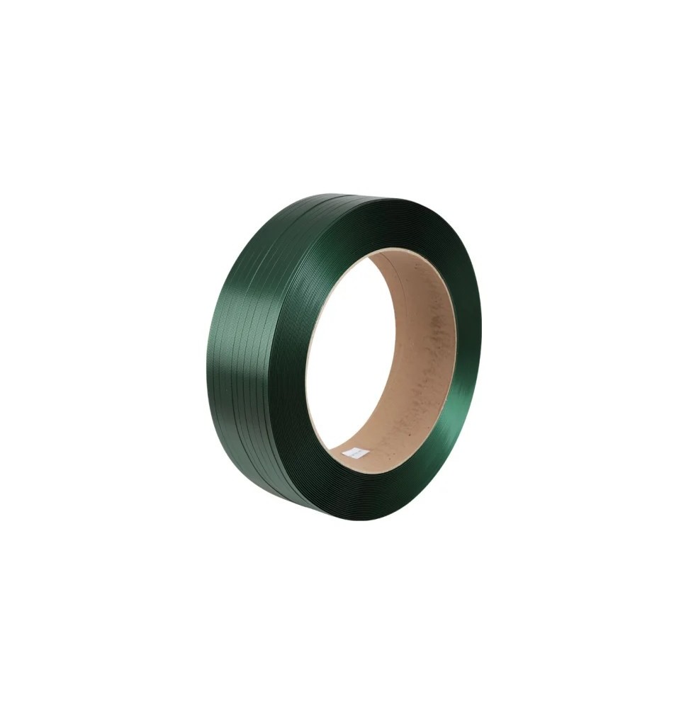 Feuillard polyester haute résistance 12.5x0.6 2500 m Vert