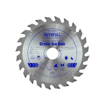 Lame scie circulaire bois Ø 190 mm - Ep. 2.8 - Z. 24 - Al. 30/20/16