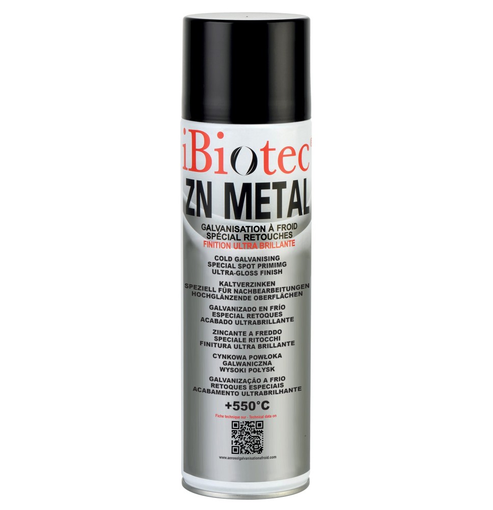 Aérosol IBIOTEC GALVA ZN+ ULTRA BRILLANT
