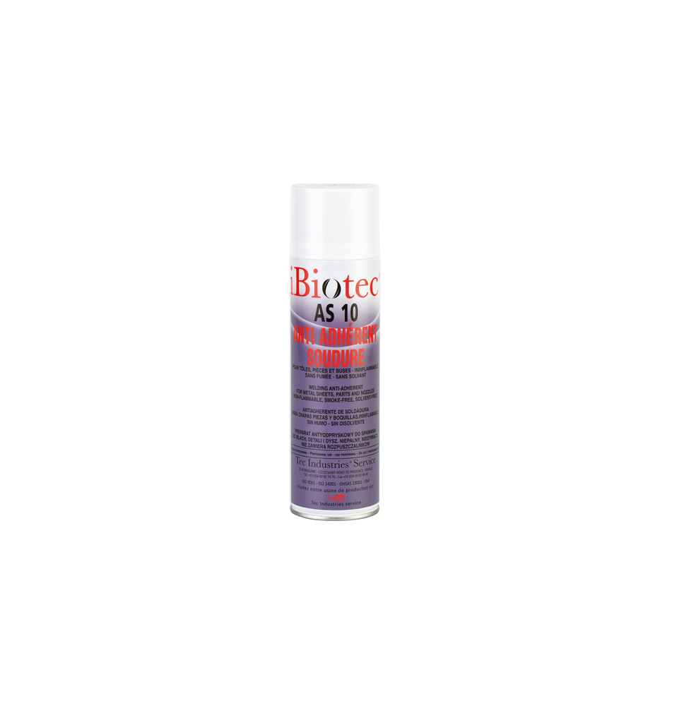 Aérosol ANTI ADHERENT AERO AS 10