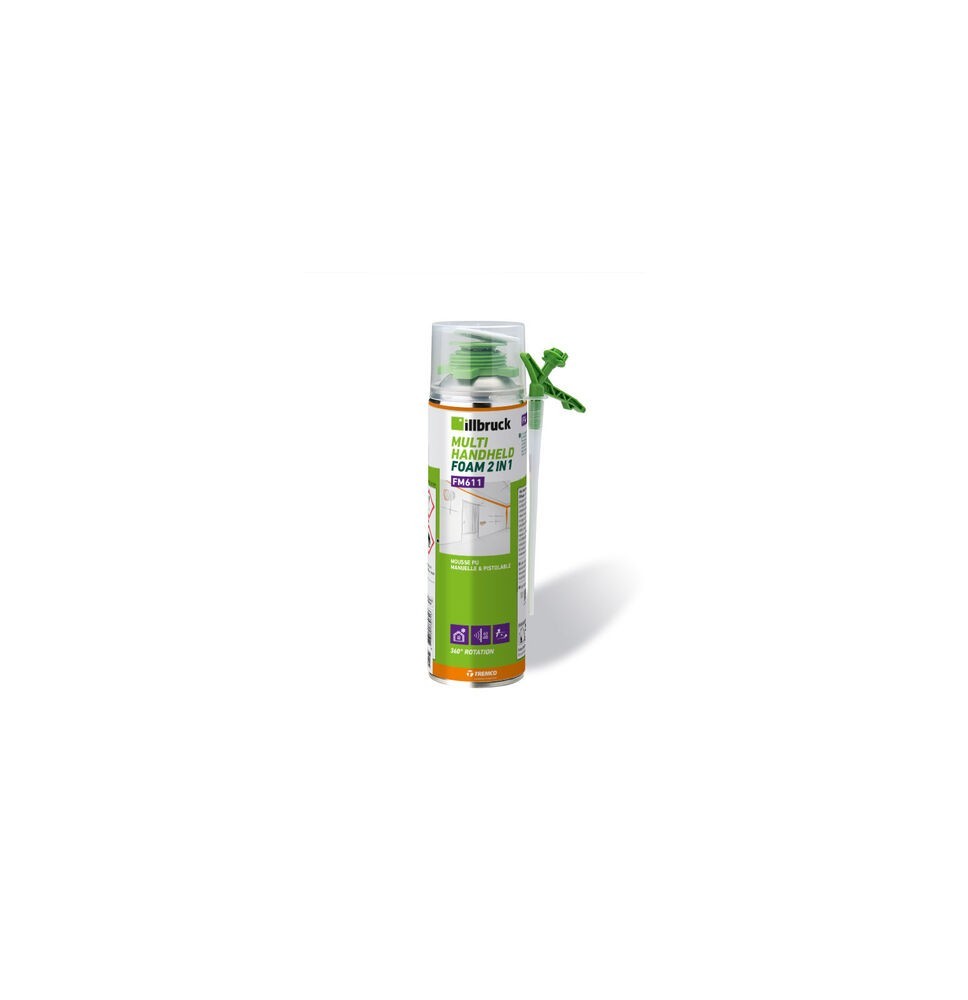 Bombe mousse PU manuelle et pistolable MX610 NEC+ 500 Ml